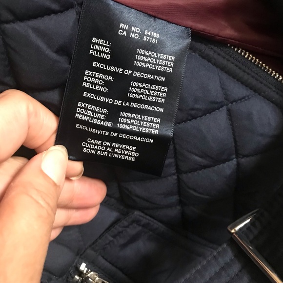 Tommy Hilfiger Navy Blue Hooded Winter Coat - Picture 15 of 16